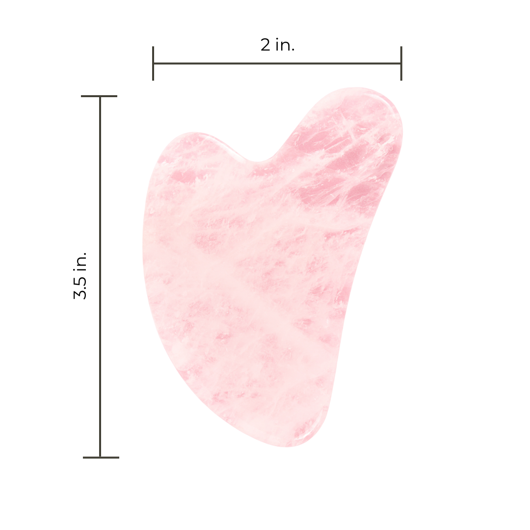 Rose Quartz Gua Sha Stone